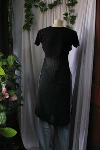 Sassafras Black Longline Top