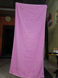 Pink Set Of Bathing Towel And Napkin
