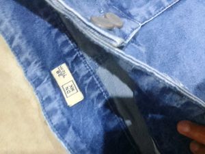 Light Wash High Waist Denim Jeans
