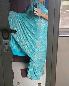 Beutiful Sarree Without Blouse With Work