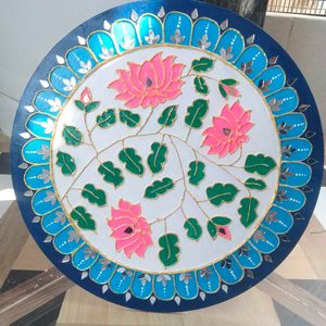 Handmade Lippan Art Wall Decor – Floral Design