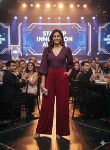 💜🍷Mulberry Muse Magic! 2Tone Wide-Leg Jumpsuit🤩