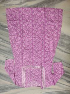 Pink Printed Kurta Set with Dupatta