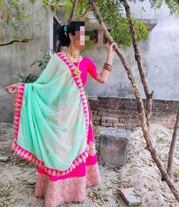 Beautiful Pink Lahenga 💖