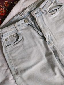 Light Wash Wide Leg Jeans