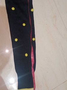 Navy Blue Floral Cardigan