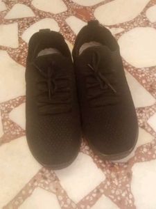 Black Slip-On Sneakers