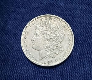 1 Us Morgan Dollar 1896 Silver Coin Extremely Rare