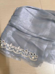 New Tisu Silk Saree (With Blouse Pice)