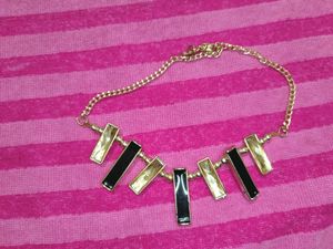 Black An Golden Pretty Necklece
