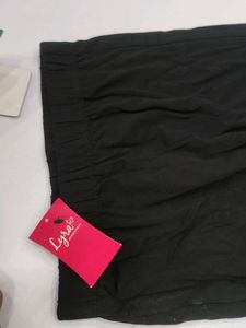 Lyra Black Kurti Pant Stretchable Upto Size 105cm