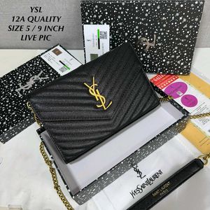 YSL ENVELOPE SLING WITH BRAND BOX & INVOICE