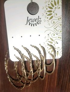Jewelz Hoop Earring Set