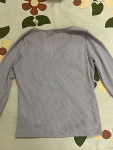 Ribbed Long Sleeve Top