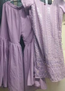 Lavender Kurta Set