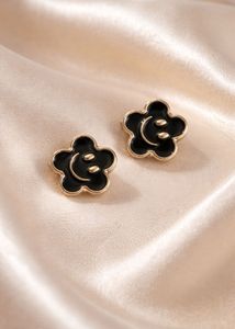 Flower Smiley Face Earrings