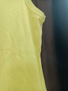 Yellow Bodycon Mini Dress