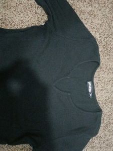Black Body Fitted Top For Sale