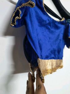 Blue Side Chain Blouse (New)