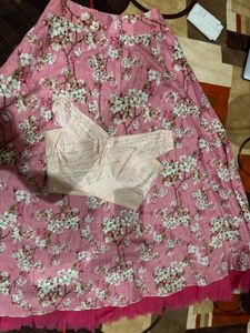 trendy Crop Top Skirt For Festive Season