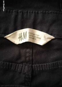 H&amp;M—New Black Dungarees