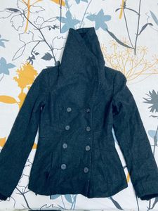 Elegant Wool Blend Coat For Kids