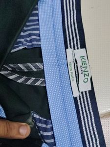 Men regular Slim Fit Flat-Front Trousers on lowest
