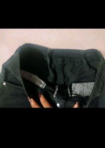 wide leg black jeans