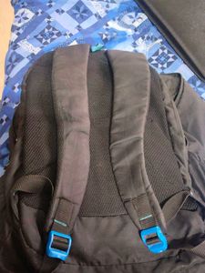 Black Graphic Backpack
