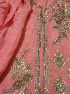 Very Elegant Suit With Hand Work