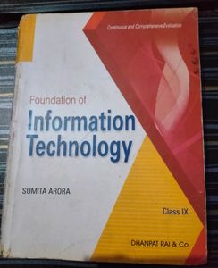 Information Technology IT For Class 9 Sumita Arora