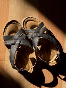 Leather Strappy Sandals