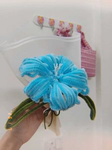 Combo Blue Pipe Cleaner Flower Bouquet💙