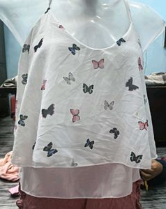 Butterfly Crop Top 💚32