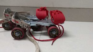 JJ Jonex Red Adjustable Quad Roller Skate Age 3-7