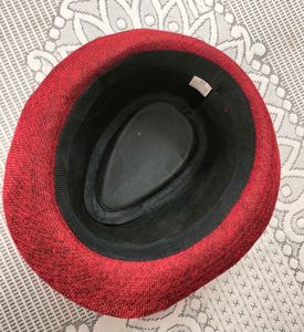 Red Fedora Hat