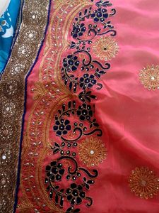 Fancy saree Half and Hal