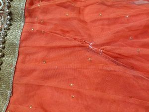 Elegant Peach Embroidered Anarkali