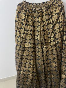 Gold And Black Lehnga Choli