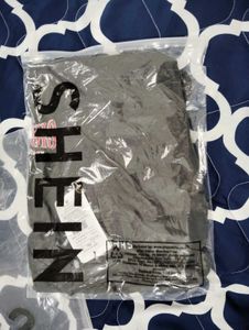 Shein cherry Gray Graphic Print Oversized T-Shirt