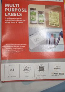 Novajet MPL Multi Purpose Label Seal Pack