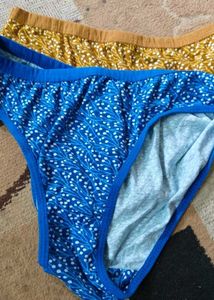 Printed Briefs - 2 Pack Size - L