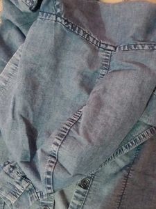 Denim Hooded Jacket