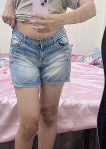 y2k slay-denim shorts