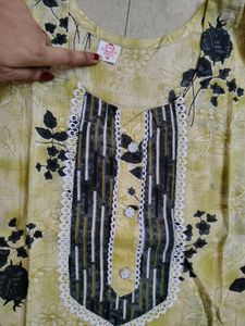 Floral Kurta Set New Size M To XxL Reasonable Pric