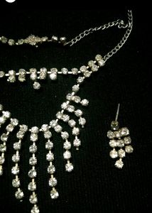 White Stone Necklace