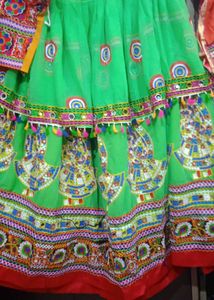 Green Garba Choli