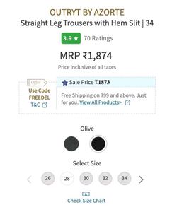 Outryt Azorte Trouser Pant Green