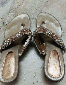Elegant Gold Flats