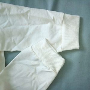 Shein Pink and White Flamingo Hoodie Sweatshirt in Small